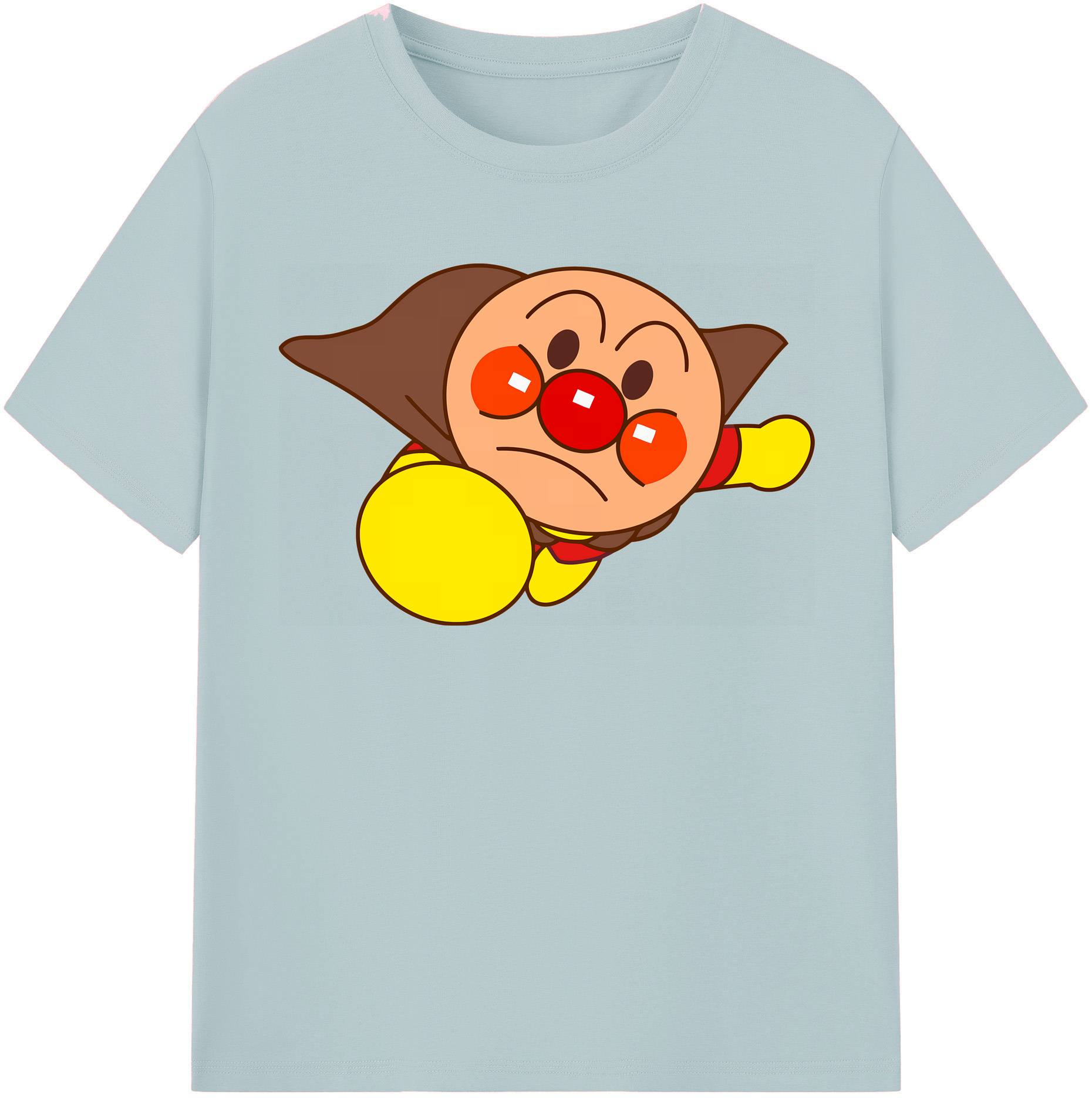 （画像用） アンパンマン Anpanman 綿100％半袖Tシャツ（フロントプリント）